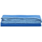 Prosop de plaja cu uscare de rapida, husa de transport, 75x150cm, albastru