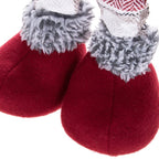 Figurina Craciun, Mos Craciun, picioare telescopice, inaltime extensibila 57-80cm