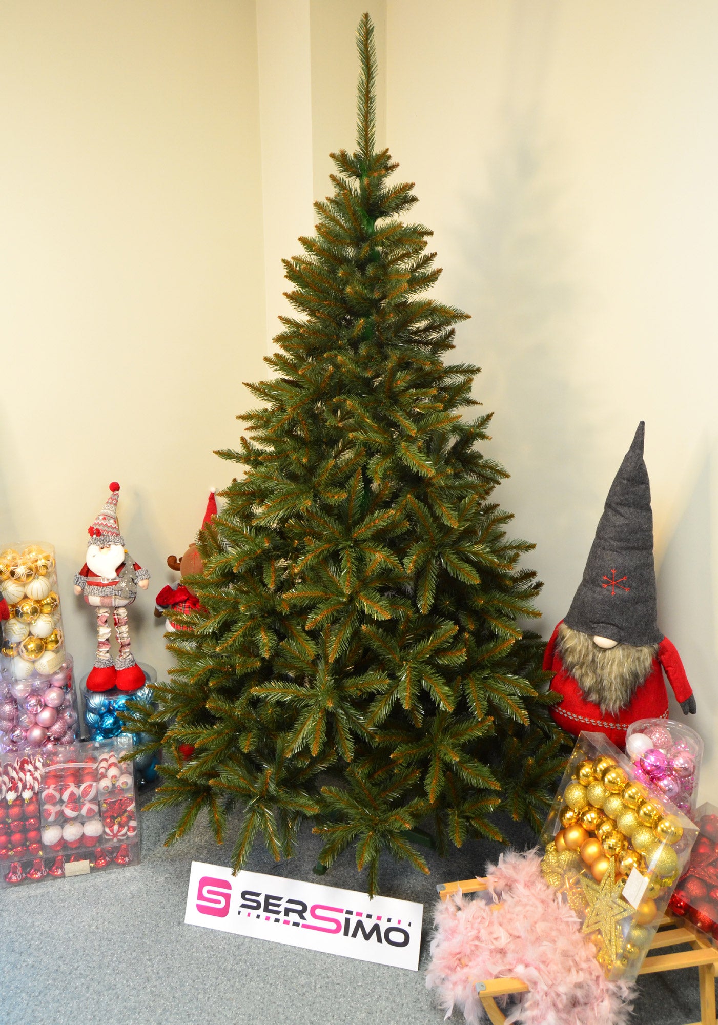 Brad artificial Christmas Deluxe by , Royal, 220cm