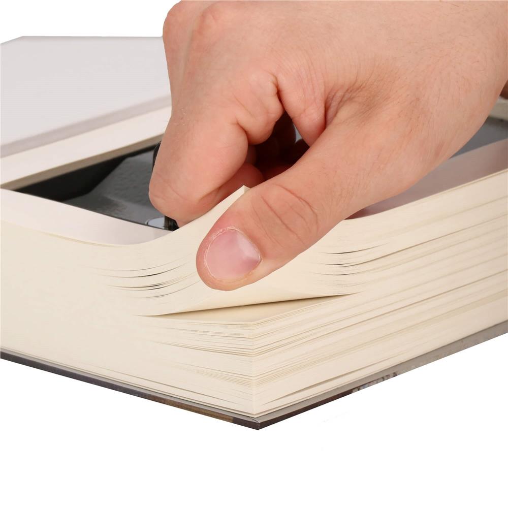 Caseta de valori, cutie metalica cu cheie, portabila, tip carte, London, 22x15.5x4.5 cm