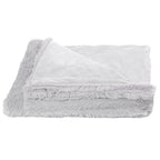 Patura pufoasa si calduroasa pentru 2 persoane, 200x220cm, gri deschis