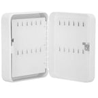 Cutie metalica din otel pentru 48 chei, echipata, 25x20x7.5cm, alba