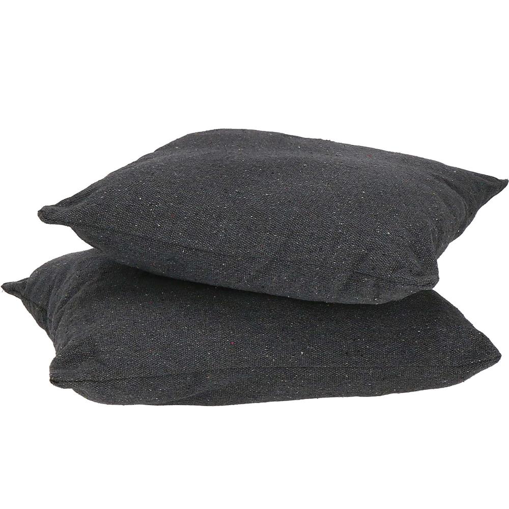 Hamac tip leagan suspendat pentru casa sau gradina HM45, gri inchis cu perne, 130x100cm, 150kg