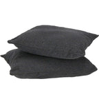 Hamac tip leagan suspendat pentru casa sau gradina HM45, gri inchis cu perne, 130x100cm, 150kg