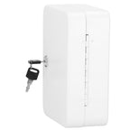 Cutie metalica din otel pentru 20 chei, echipata, 20x16x7.5cm, alba