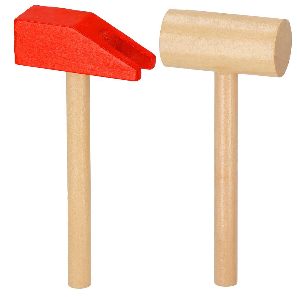 Trusa de unelte pliabila pentru copii din lemn natural , 26 unelte si accesorii