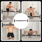 Bara tractiuni telescopica pentru usa, din otel cu capete cauciuc, lungime 71-105 cm