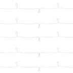 Instalatie bile luminoase pentru gradina, 7,5 metri, 50 LED-uri, cu baterii, galben