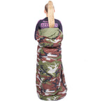 Sac de dormit tip mumie, cu geanta de transport, 210x73cm, 8-20grade, culoare camuflaj