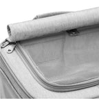 Carucior tip troller pentru transport animale, dublu cu 2 compartimente separate, maxim 22 kg, 55x34x26 cm, gri