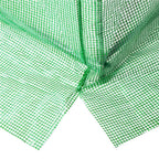 Folie inlocuire pentru sera 300x200x200 cm, PE 140g/mp cu plasa PP, UV4, 6 ferestre si usa cu fermoar, verde