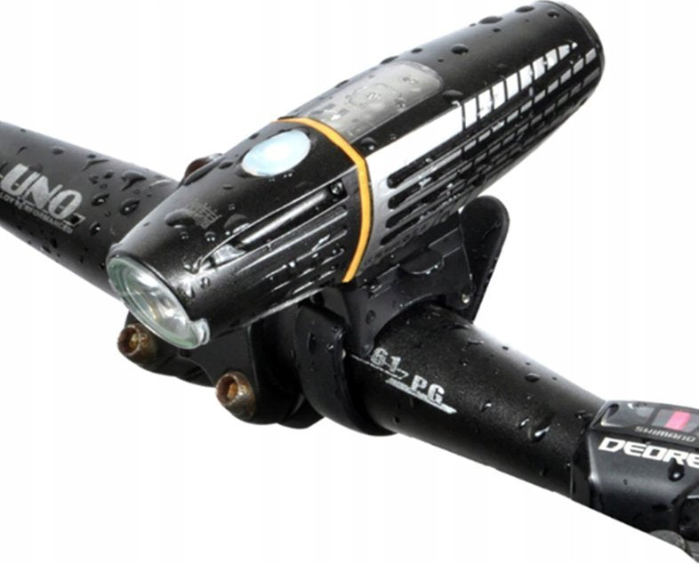 Lampa LED pentru bicicleta, reincarcabila USB, rezistenta la apa, 2200 mAh, autonomie pana la 15 ore