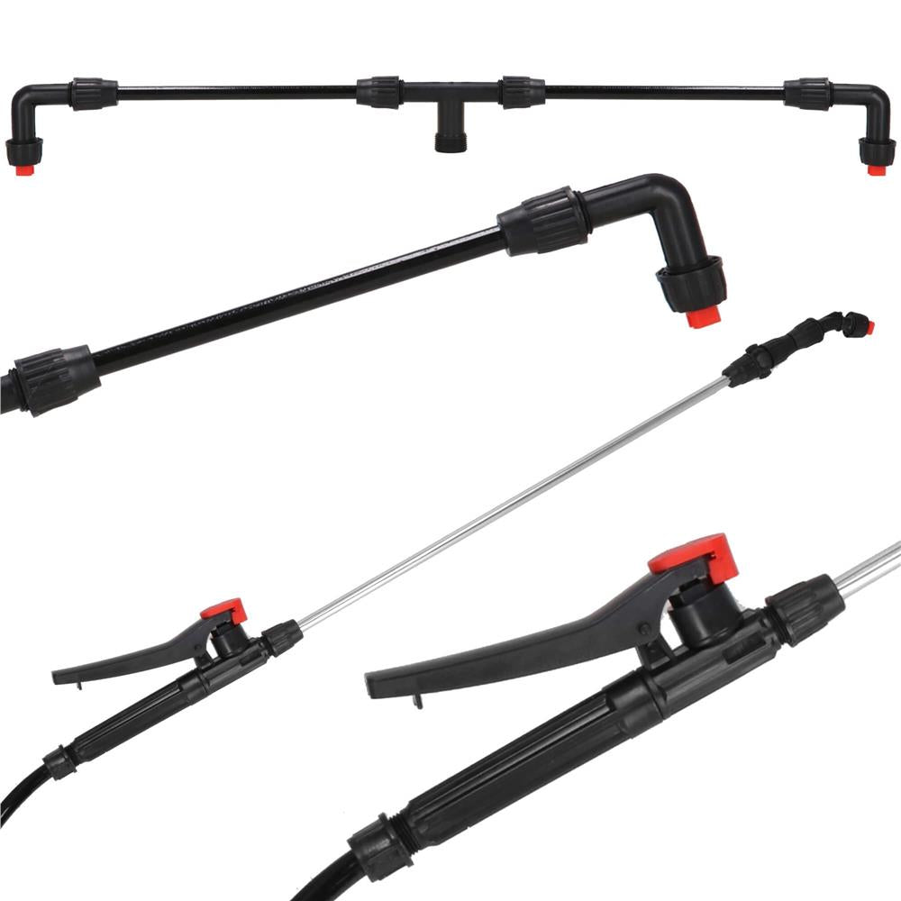 Pompa de stropit electric rucsac 16L, cu acumulator, 6 duze, lance telescopica si presiune reglabila