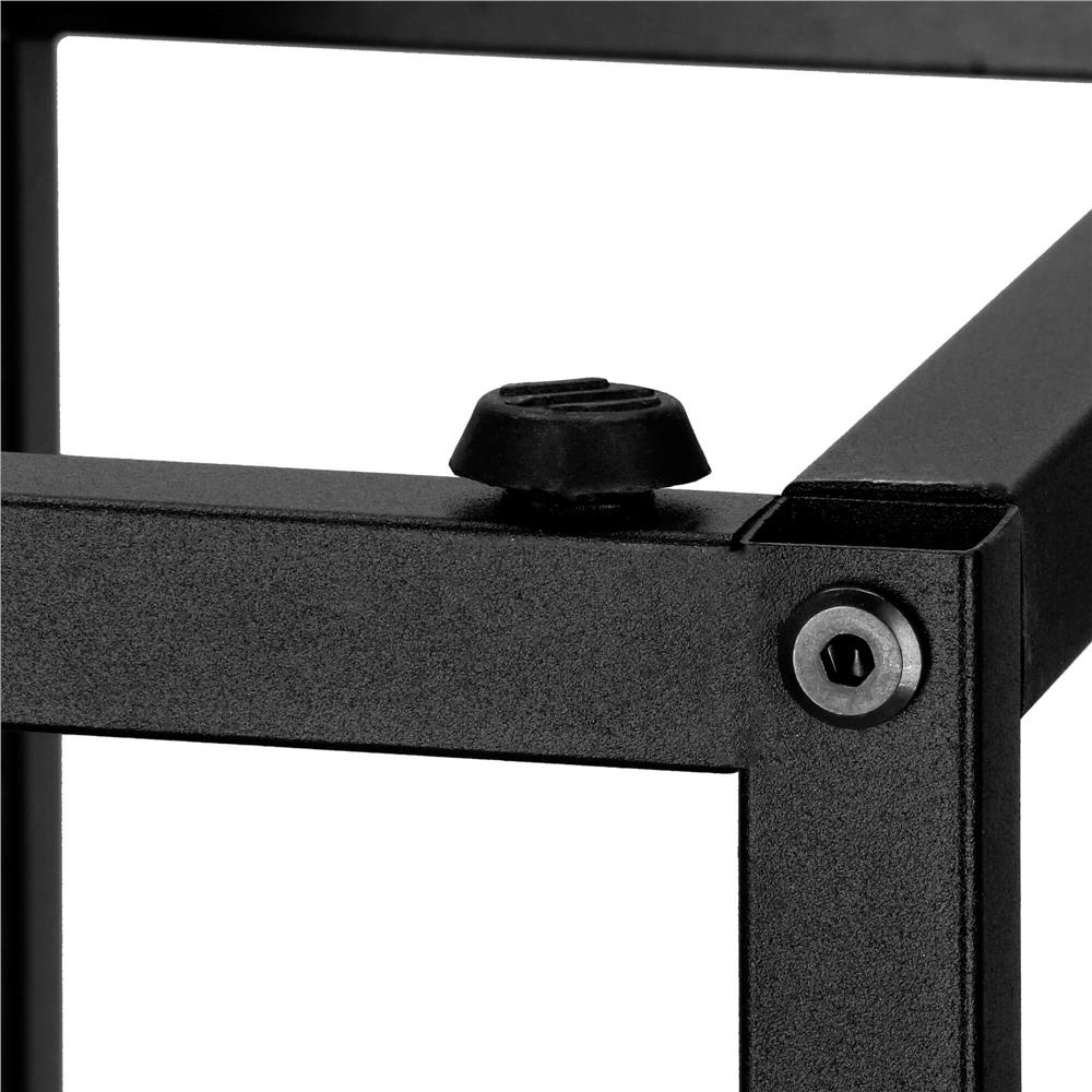 Stand pentru flori, cadru metalic, 4 etajere, 34x34x68 cm, bej