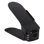 (DL) Set 10 organizatoare pentru pantofi regalabile, plastic, culoare negru