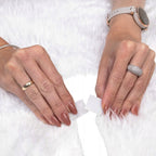 Covoras de pus sub bradul de Craciun, diametru 115 cm, imitatie blana alba