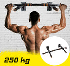 Bara de tractiuni, multifunctionala, pentru perete, cu manere antiderapante, capacitate 250kg