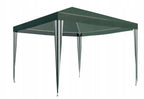 Cort pavilion de gradina, 300x300 cm, impermeabil cu rezistenta UV, verde