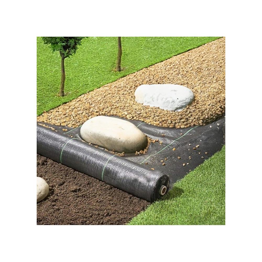 Folie agrotextil, mulcire, antiburuieni, filtru UV, 10 x 3.2metri, 90g/m2, negru