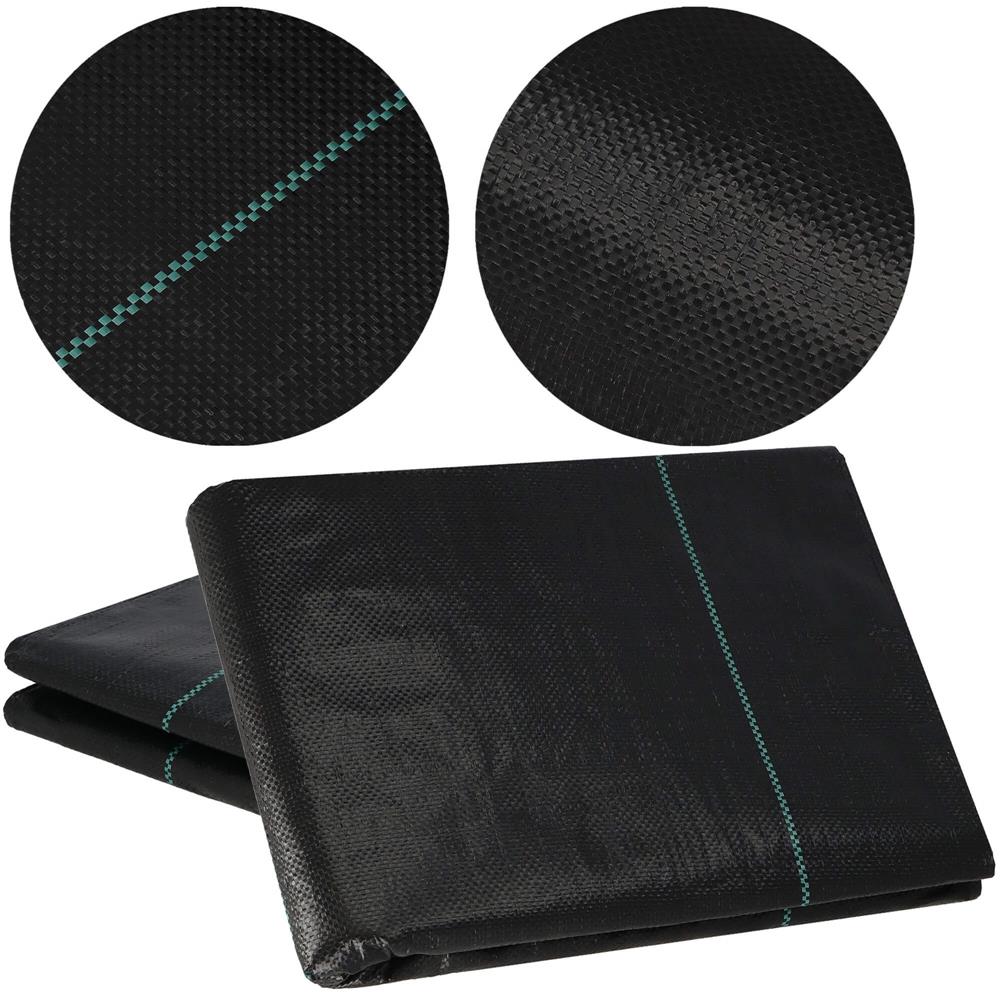 Folie agrotextil, mulcire, antiburuieni, filtru UV, 10 x 3.2metri, 90g/m2, negru