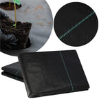 Folie agrotextil, mulcire, antiburuieni, filtru UV, 10 x 3.2metri, 90g/m2, negru