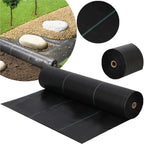 Folie agrotextil, mulcire, antiburuieni, filtru UV, 10 x 1.1metri, 90g/m2, negru