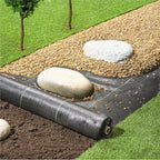 Folie agrotextil, mulcire, antiburuieni, filtru UV, 100 x 0.8metri, 70g/m2, negru