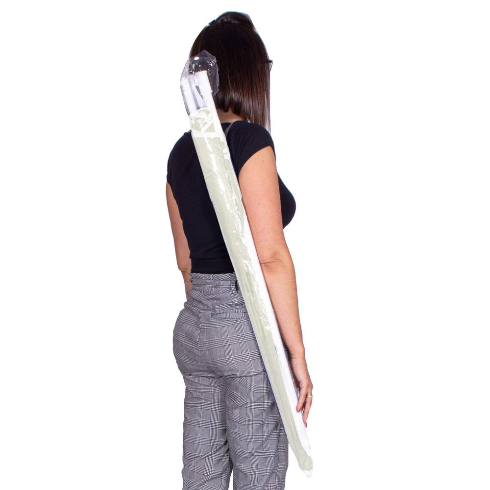 Umbrela de plaja pliabila cu inclinare reglabila, diametru 160 cm, bej