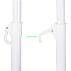 Umbrela de plaja pliabila cu inclinare reglabila, diametru 160 cm, bej