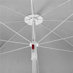 Umbrela de plaja pliabila cu inclinare reglabila, diametru 160 cm, verde