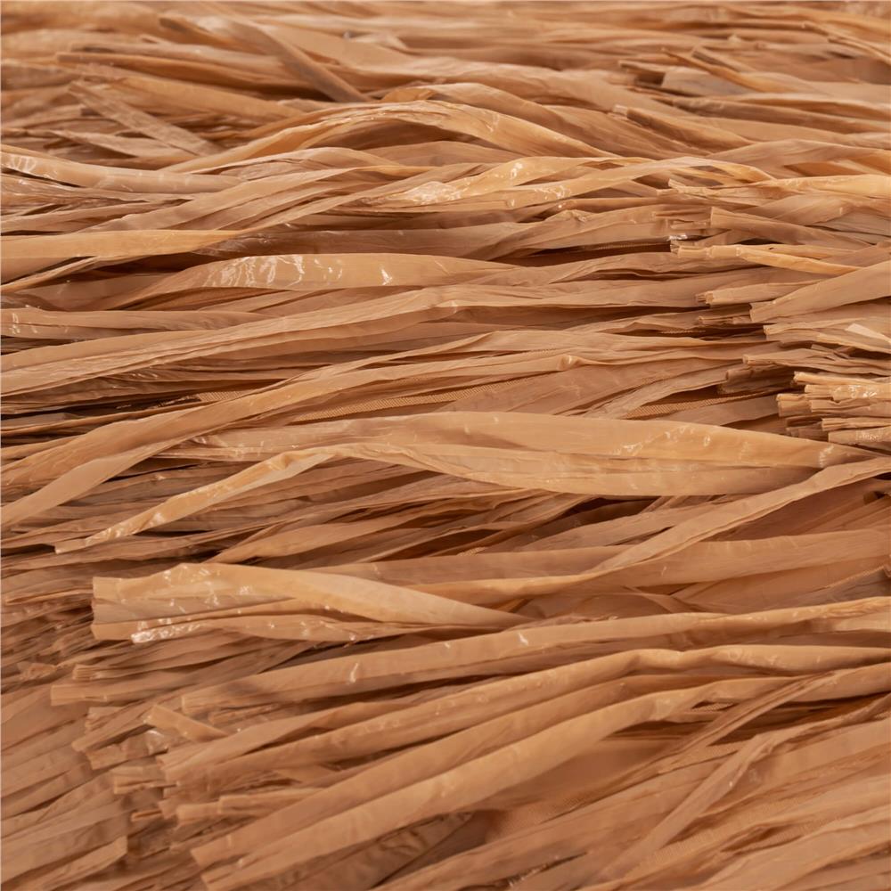 Umbrela de plaja tip hawai pliabila, cu inaltime si unghi reglabil, structura metalica, 160 cm, maro