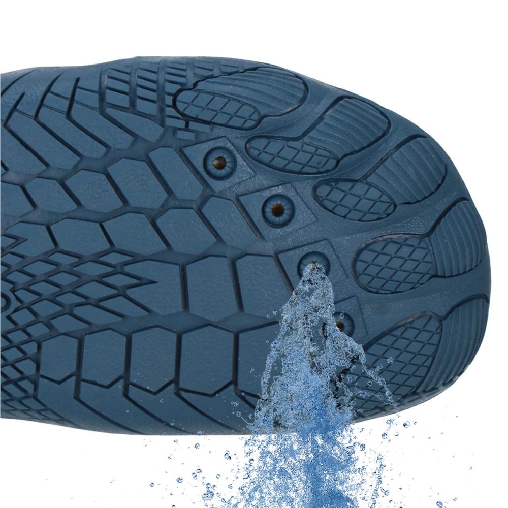 Pantofi plaja si apa, talpa cauciuc antiderapanta, material respirabil, albastru, marimea 42