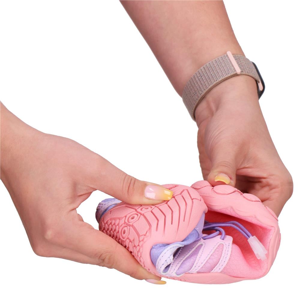 Pantofi plaja si apa, talpa cauciuc antiderapanta, material respirabil, roz, marimea 36