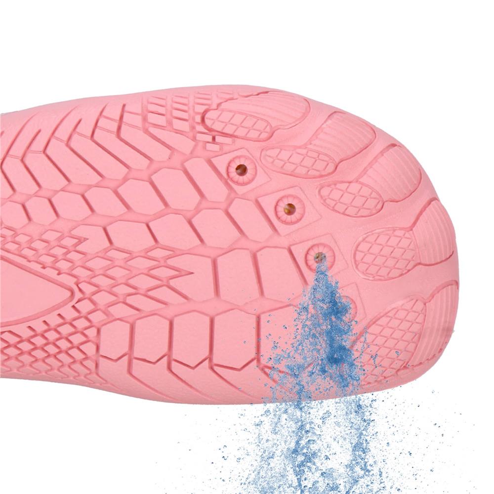 Pantofi plaja si apa, talpa cauciuc antiderapanta, material respirabil, roz, marimea 36