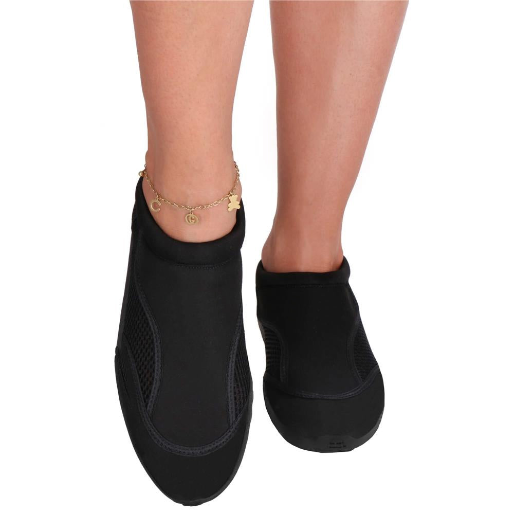 Pantofi apa unisex, material respirabil, talpa EVA antiderapanta, negru, marimea 42