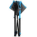 Set masa pliabila cu 2 scaune, structura metalica, husa transport, 47x47x45 cm, gri