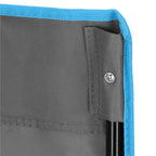 Set masa pliabila cu 2 scaune, structura metalica, husa transport, 47x47x45 cm, gri