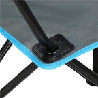 Set masa pliabila cu 2 scaune, structura metalica, husa transport, 47x47x45 cm, gri