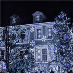 Instalatie luminoasa LED 41,5 m, 500 LED, IP44, pentru interior si exterior, alb rece + albastru flash