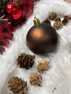 Set globuri si decoratiuni de Craciun, 101 piese, diverse dimensiuni, roz auriu