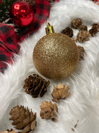 Set globuri si decoratiuni de Craciun, 101 piese, diverse dimensiuni, roz auriu