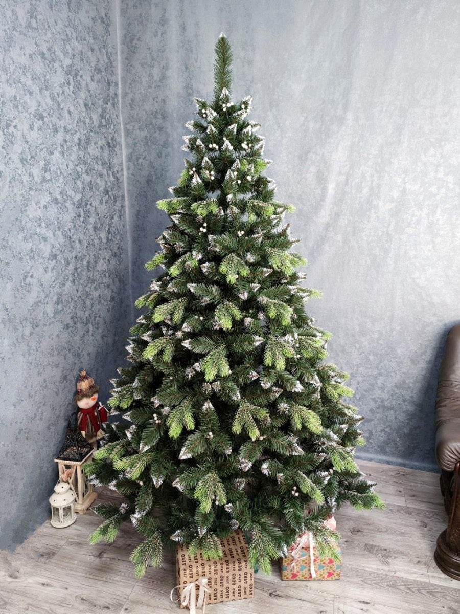 Brad artificial Christmas Deluxe by , Diamant, 2D+3D, 220cm