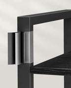 VASAGLE Biblioteca 6 niveluri, cu cadru metalic si rafturi PAL, 66x30x186 cm, negru