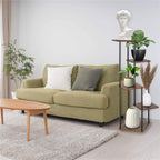 Suport pentru flori, 106x58 cm, negru/maro deschis – 5 rafturi, structura metalica, design modern