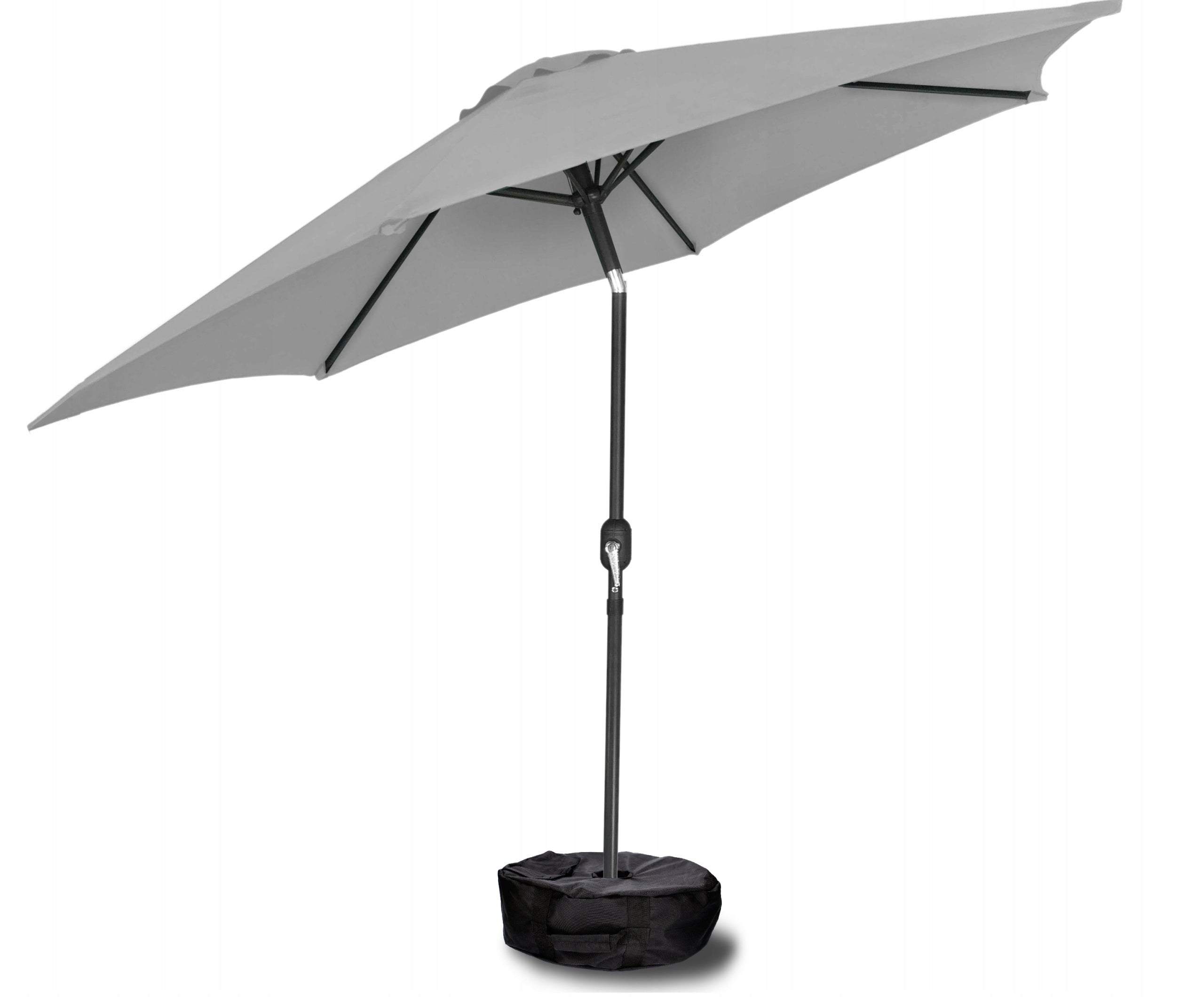 Suport umplere umbrela 47x18 cm, sac cu manere, inchidere velcro, poliester impermeabil, negru