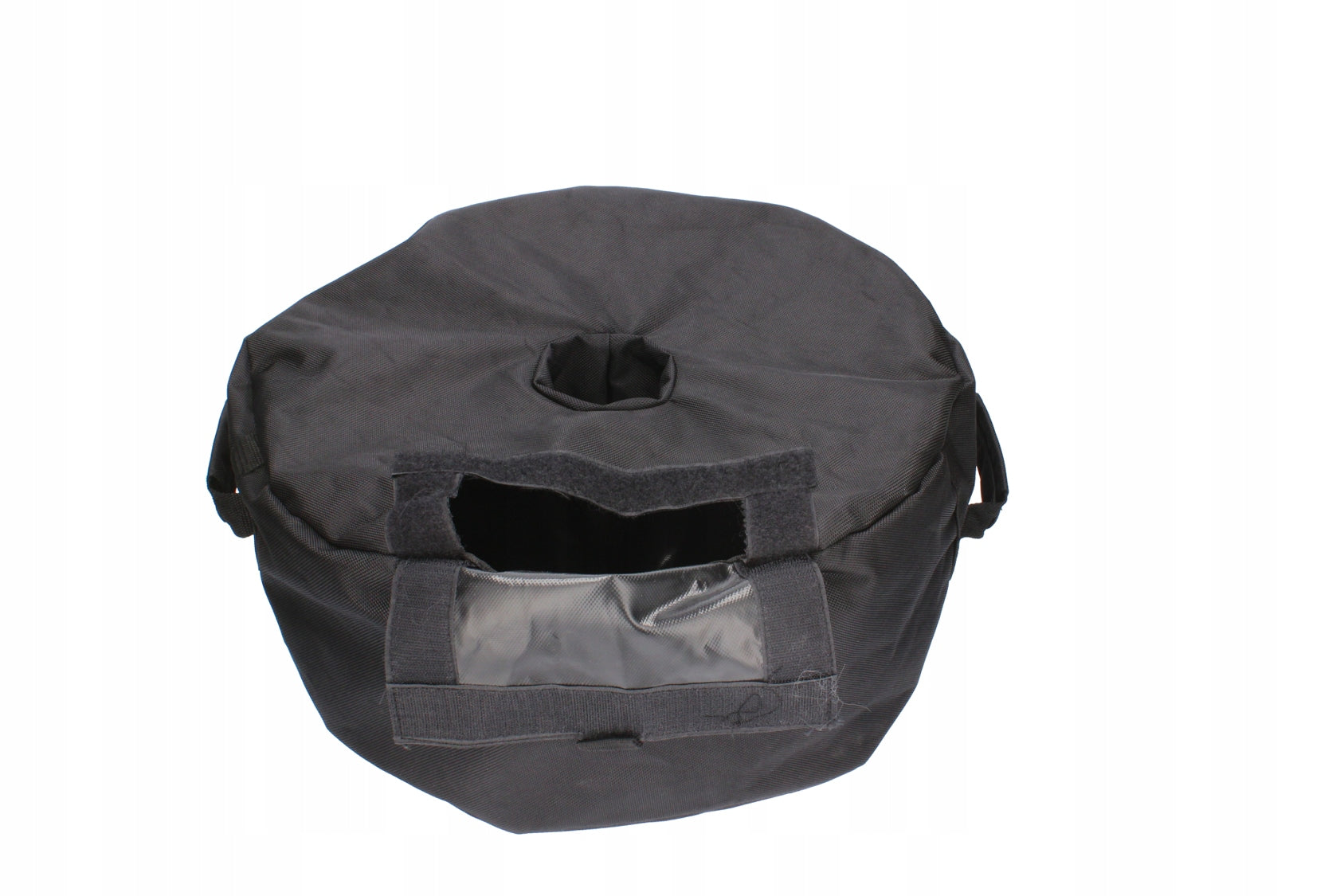 Suport umplere umbrela 47x18 cm, sac cu manere, inchidere velcro, poliester impermeabil, negru