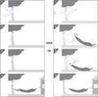 SONGMICS Hamac dublu, accesorii de prindere cu chingi si carabiniere, 210x150 cm, 300 kg, albastru