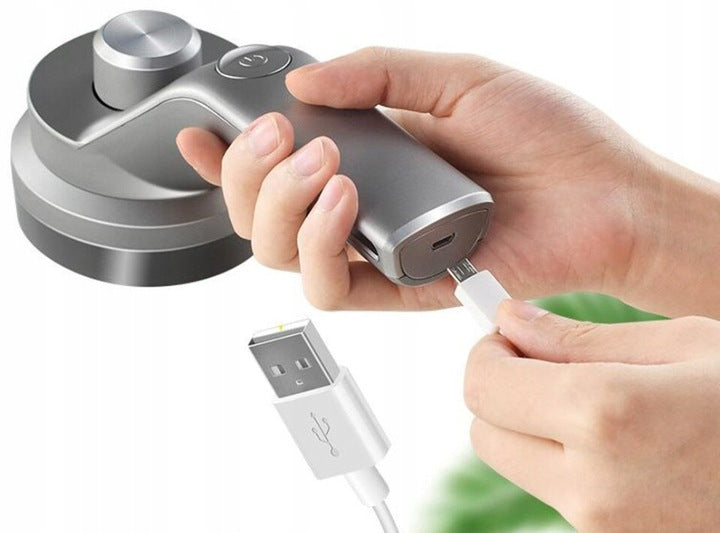 Aparat de curatat scame, 3 trepte, afisaj LCD, incarcare USB, pentru toate tipurile tesaturi