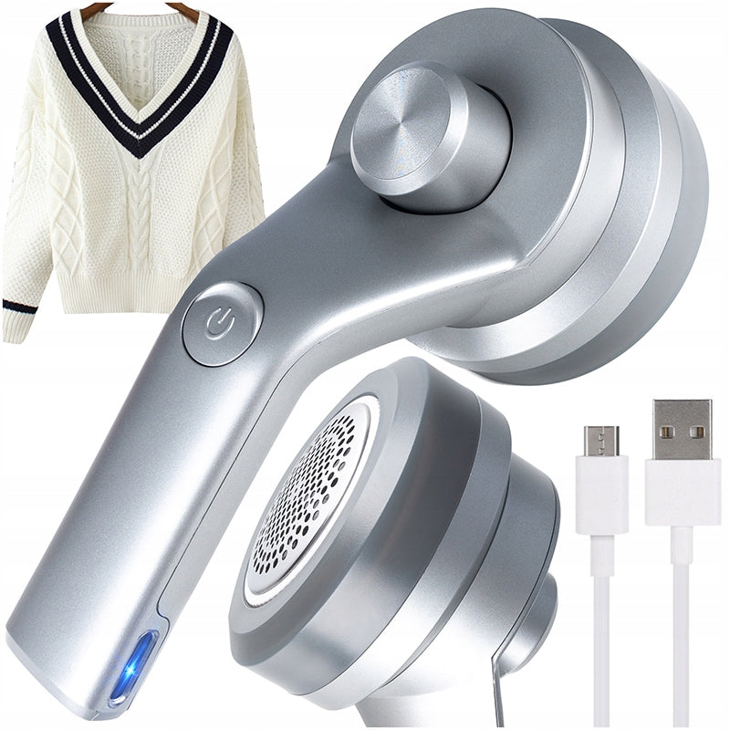 Aparat de curatat scame, 3 trepte, afisaj LCD, incarcare USB, pentru toate tipurile tesaturi