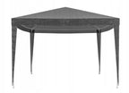 Acoperis pavilion 300x300 cm, PE 100g/mp impermeabil, cu prindere velcro, gri